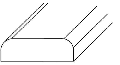 Champagne Shaker Batten Molding
