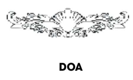 Sky Blue Shaker Decorative Applique