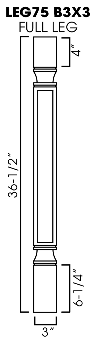 Sky Blue Shaker Decorative Full Leg